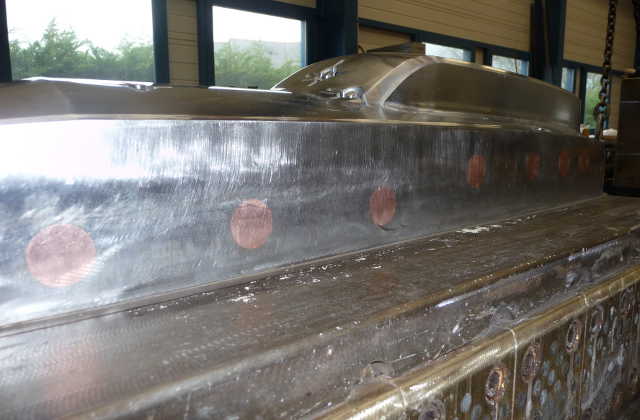 Chromage partiel sur une partie d'un moule